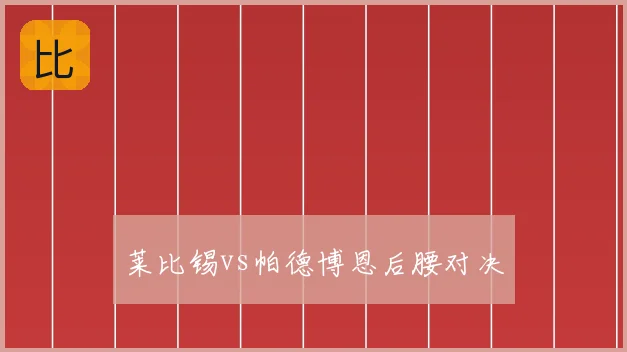 莱比锡vs帕德博恩后腰对决